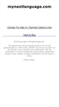 Mobile Screenshot of mynextlanguage.com